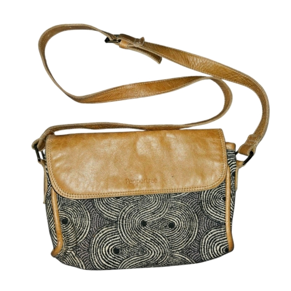 New Crossbody Canvas & Leather Bag